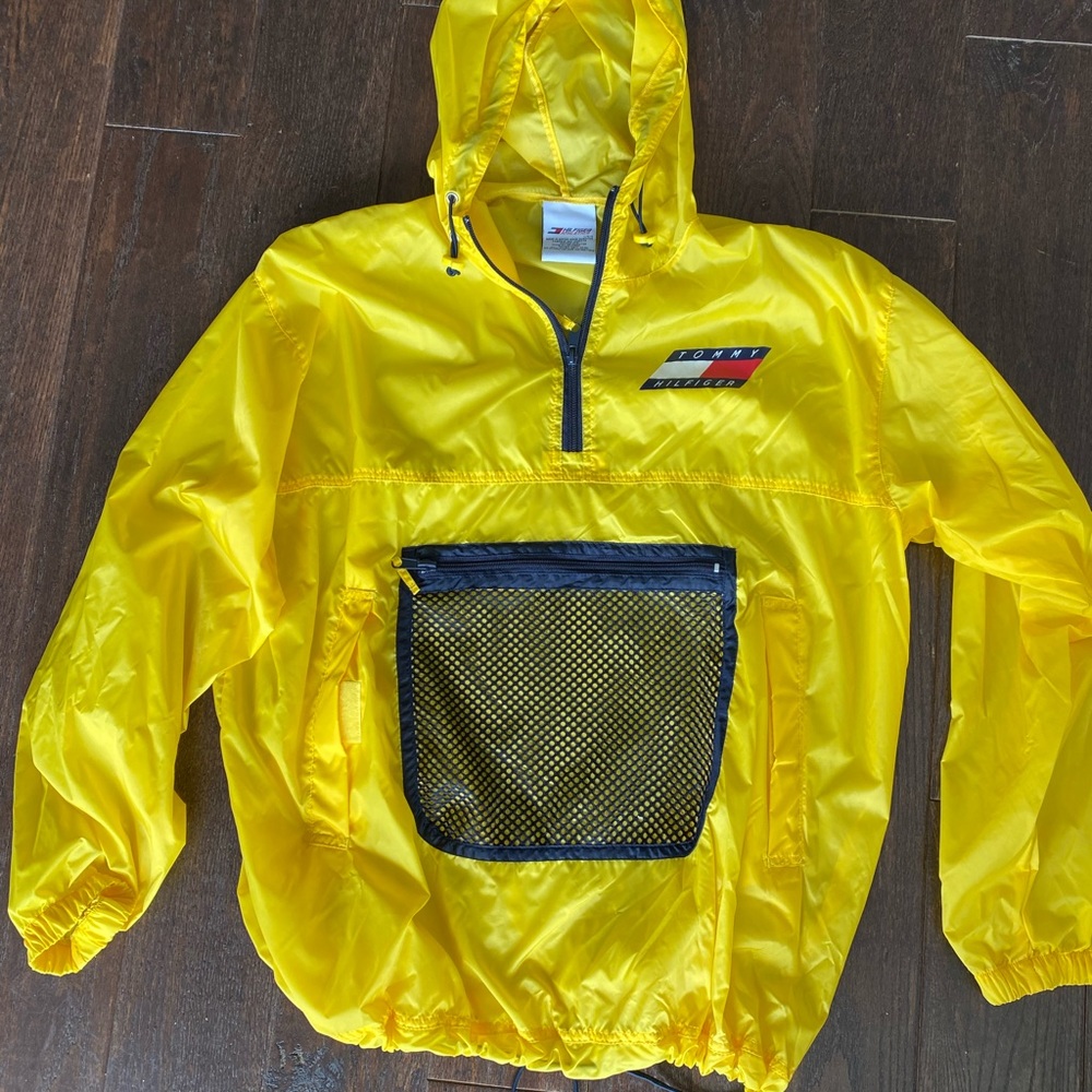 Tommy Hilfger Athletics!  Very sporty windbreaker!  Fun and fabulous!!